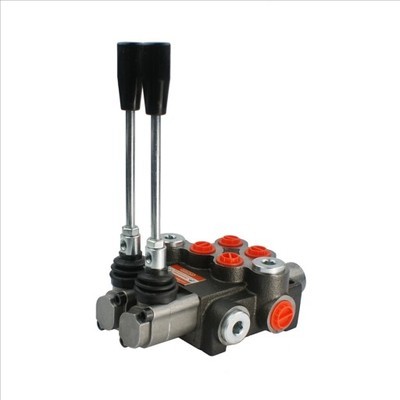 Rozdzielacz hydrauliczny 2 sekcyjny 80L — zdjęcie 1