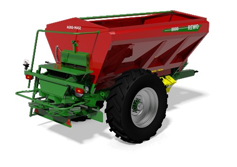 Rozsiewacz do wapna REWO 8200 litrów Agro-Masz — zdjęcie 1