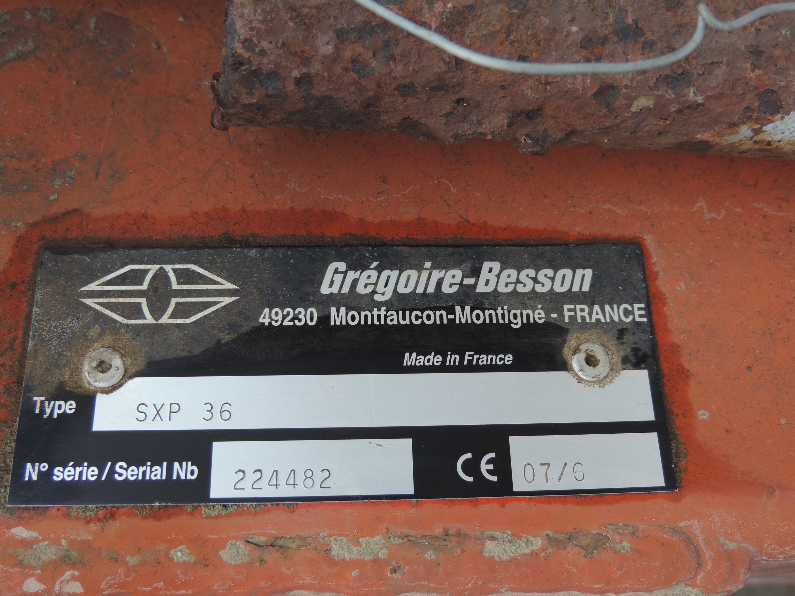 Brona Talerzowa SXP 36, Gregoire-Besson SXP 36, 2007 r., 36 talerzy — zdjęcie 5