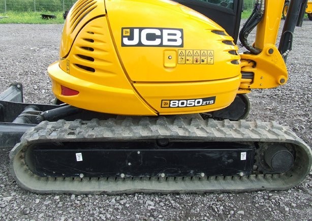 Mini gąsienicowa koparka JCB 8050 ZTS z roku 2011- — zdjęcie 2