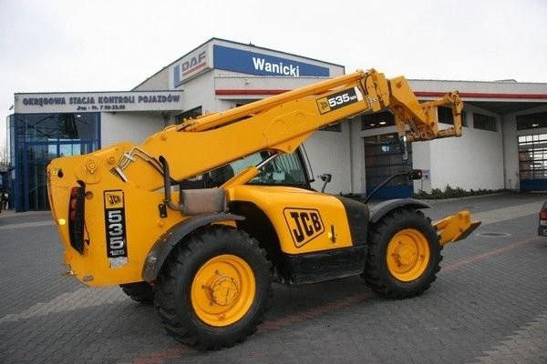 ŁADOWARKA-TELESKOPOWA JCB.wys.podnosz 12,5m -NOWE OPONY — zdjęcie 1