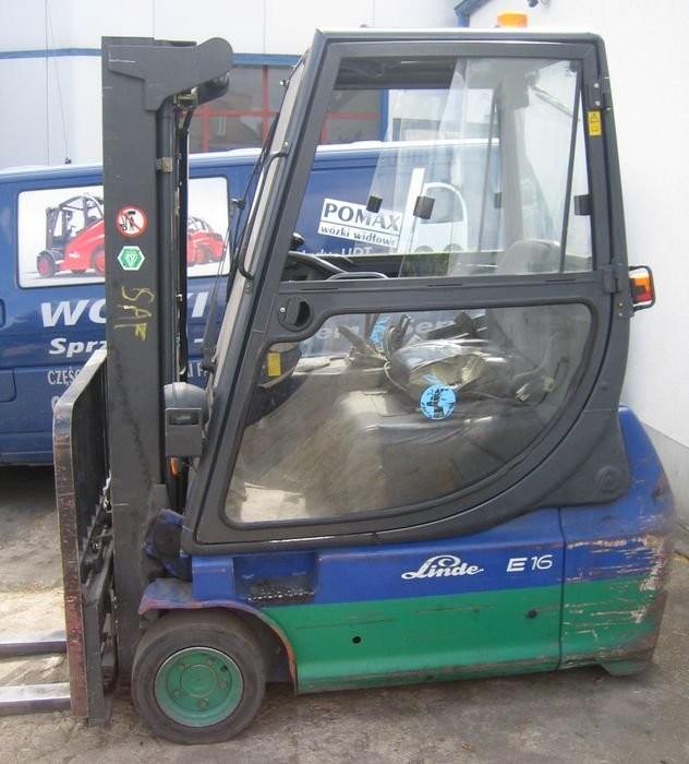 Wózek widłowy LINDE E16 1998r. 1.6T elektr. UDT — zdjęcie 1