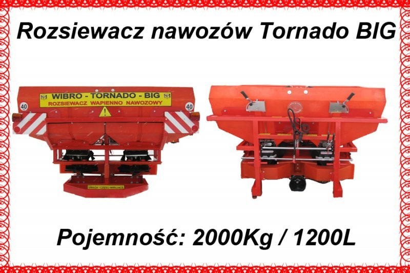 Rozsiewacz nawozów Tornado BIG 1200/2000
