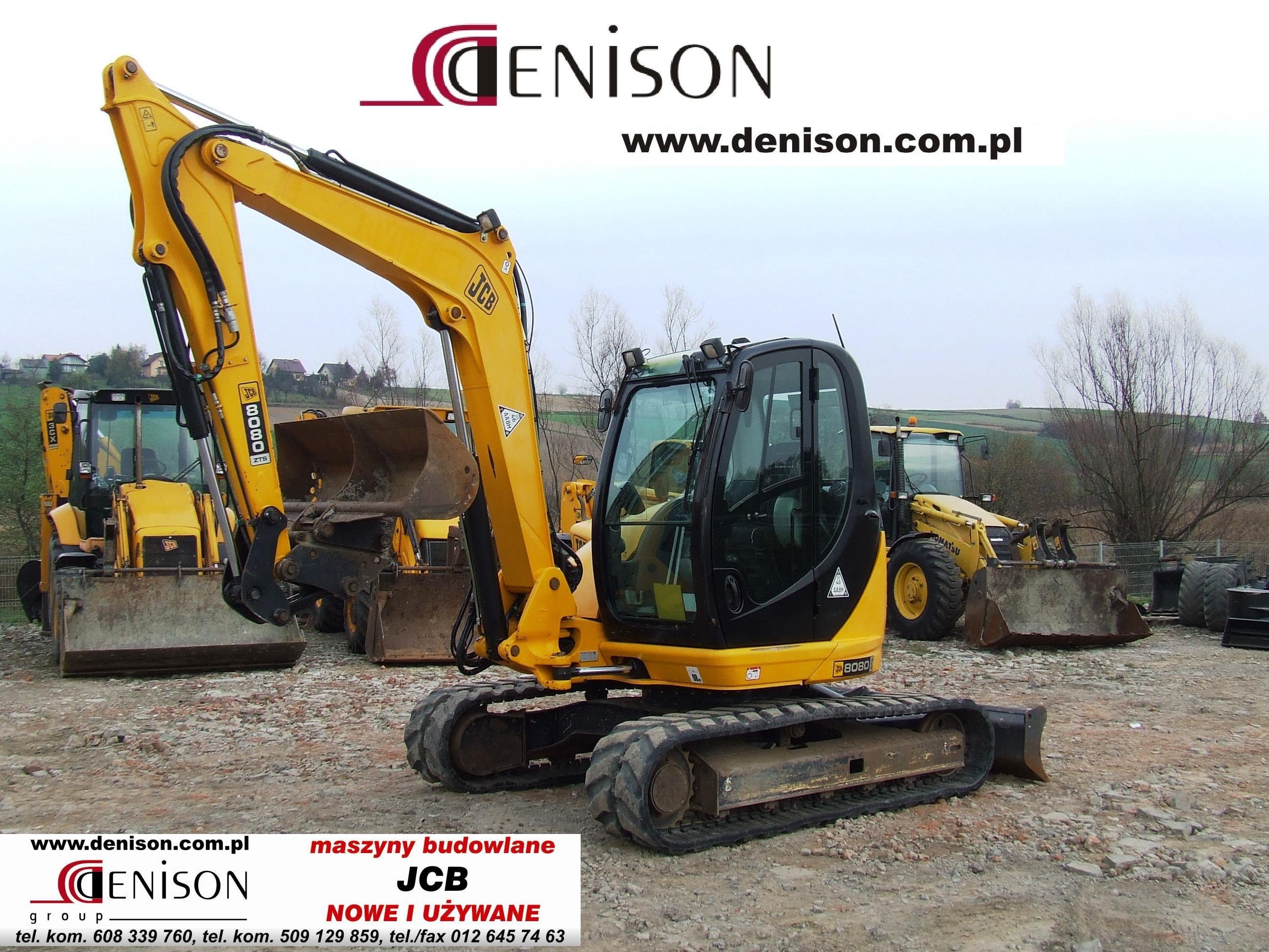 Minikoparka gąsienicowa JCB 8080 ZTS