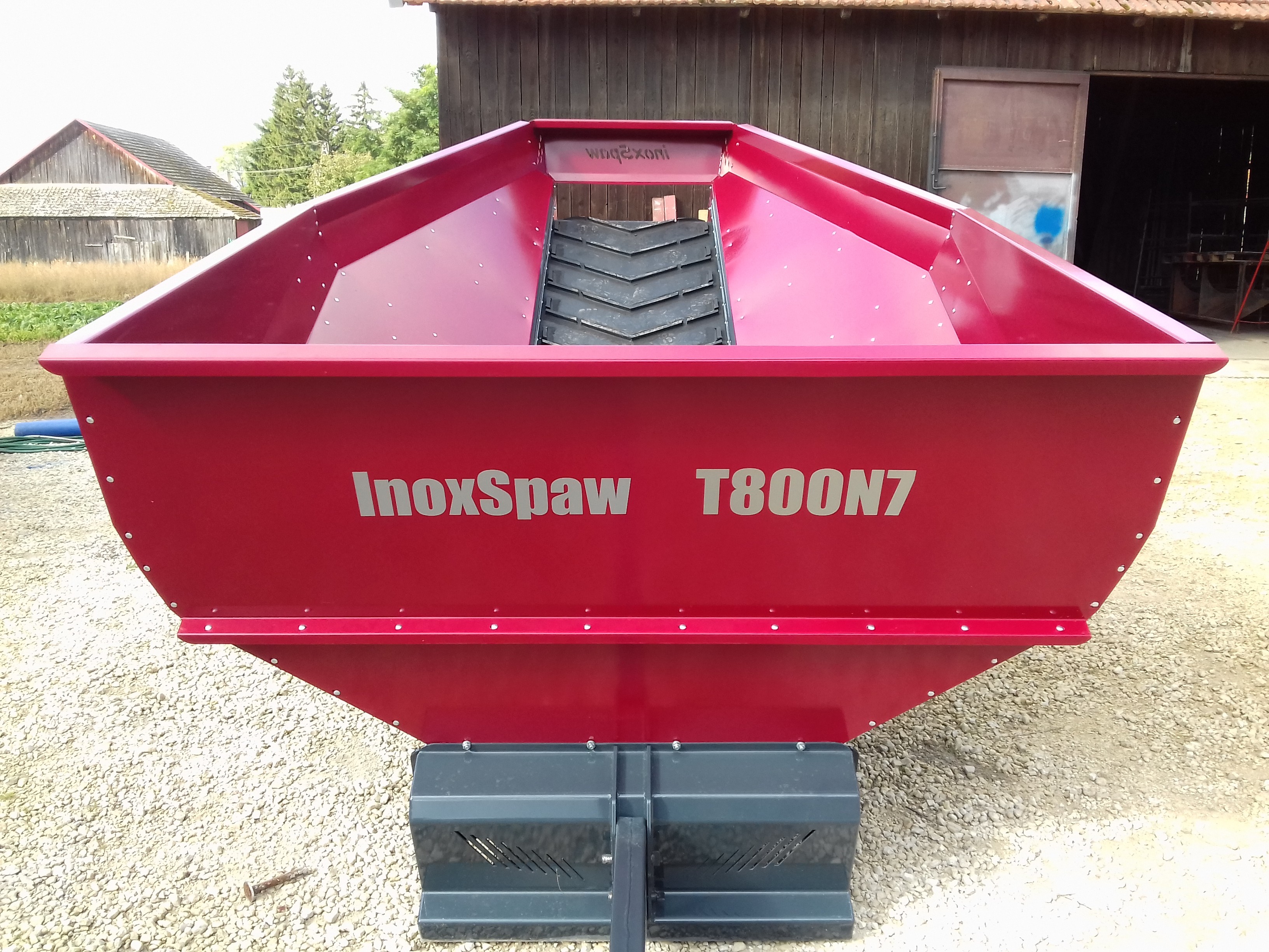 Kosz przyjęciowy T800 N7 bunkier,podajnik,rolki spiralne separator — zdjęcie 5