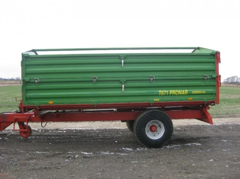 Przyczepa Pronar T-671, 5T, 2004/2009 r, plandeka — zdjęcie 1