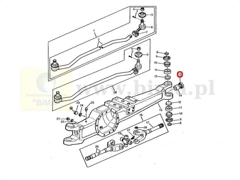 Uszczelniacz półosi BIMA5377 John Deere 940,1040,1140 — zdjęcie 3