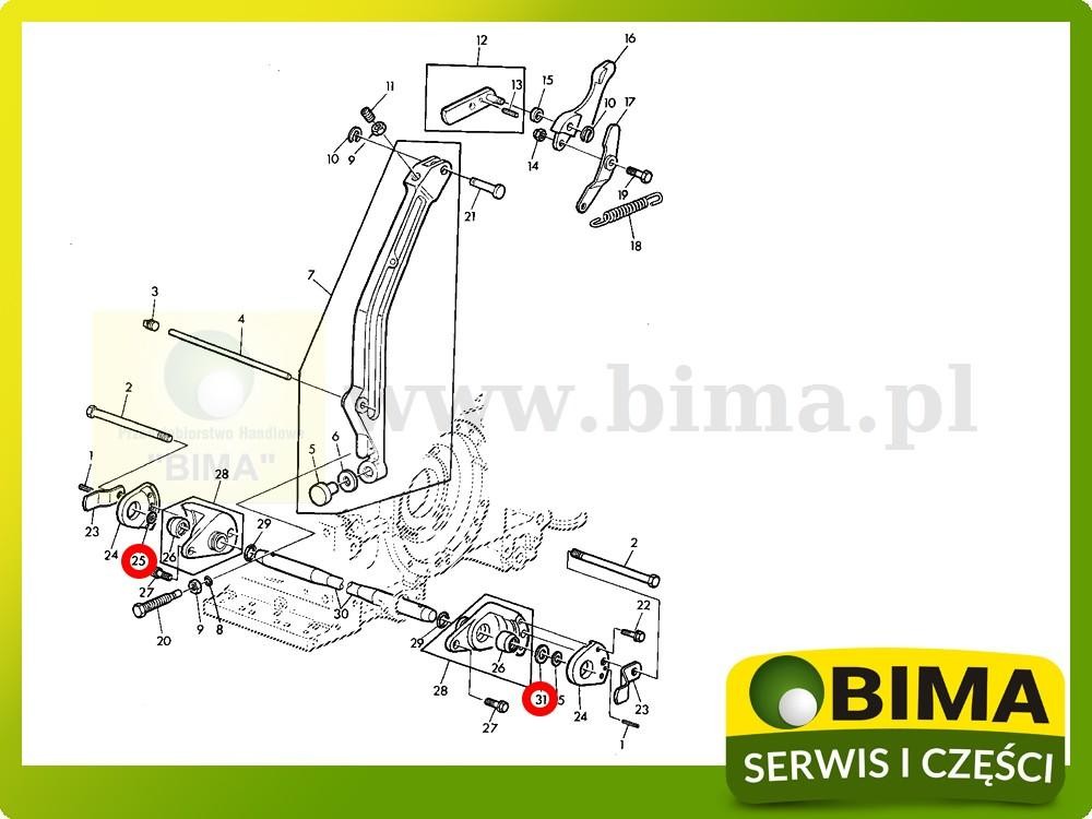 Uszczelniacz ramion podnośnika John Deere 2140,1850 — zdjęcie 3