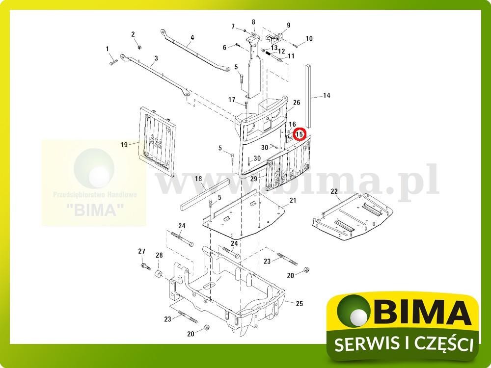 Znaczek emblemat firmowy maski John Deere 6810,6910 — zdjęcie 3