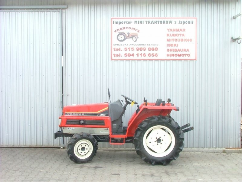 Mini traktorek Yanmar F215, 21KM, 4x4 — zdjęcie 4