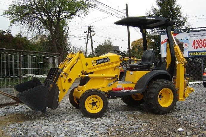 4X4 JCB MINICX. 4X4 WIDŁY DO PALET. ŁYŻKI. STAN ID — zdjęcie 2