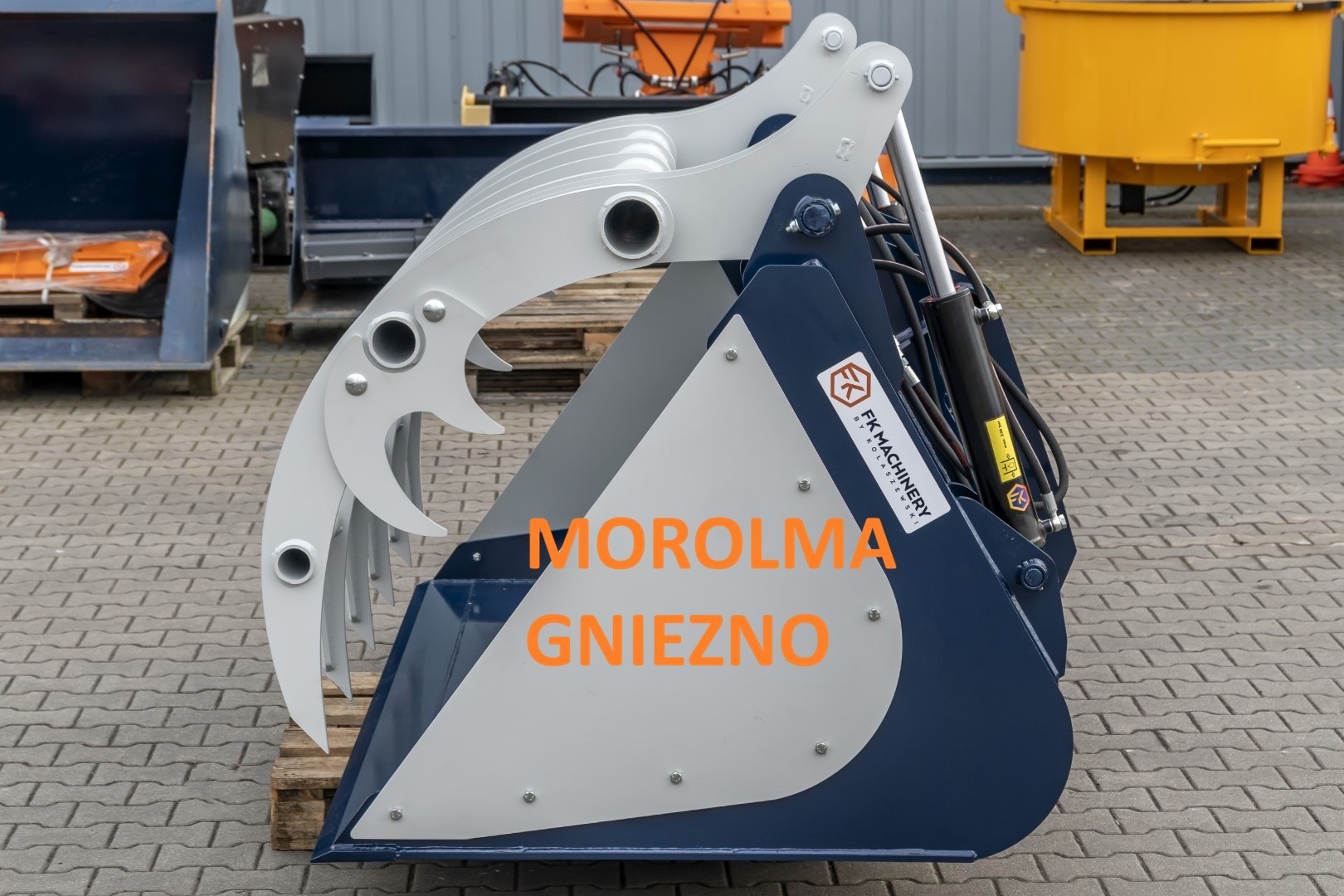 HIT Łyżka z dociskiem łyżkokrokodyl szufla GOLIAT FK MACHINERY 1116kg  — zdjęcie 2