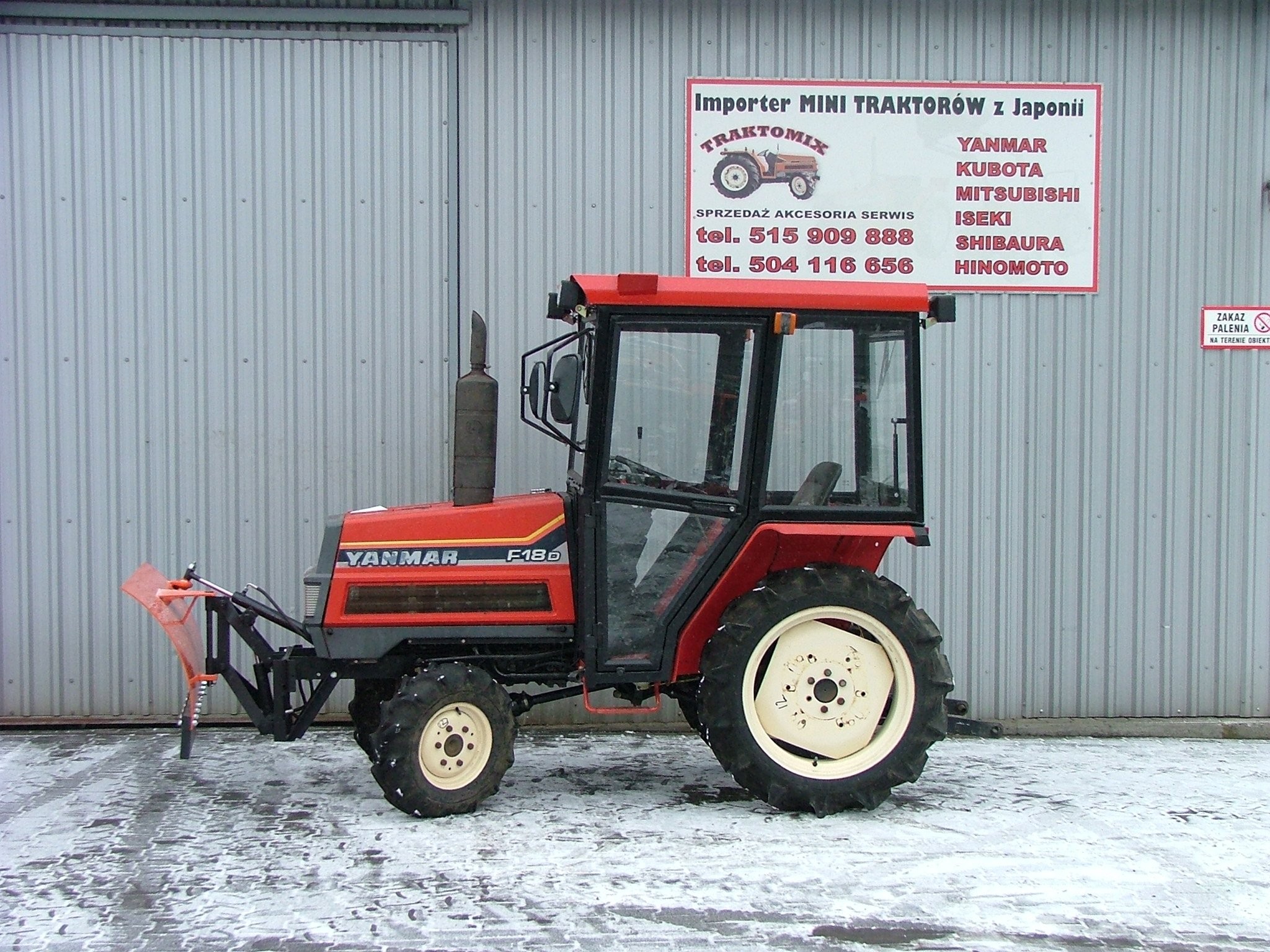 Yanmar F18D kabina pług do śniegu - 1997 — zdjęcie 1