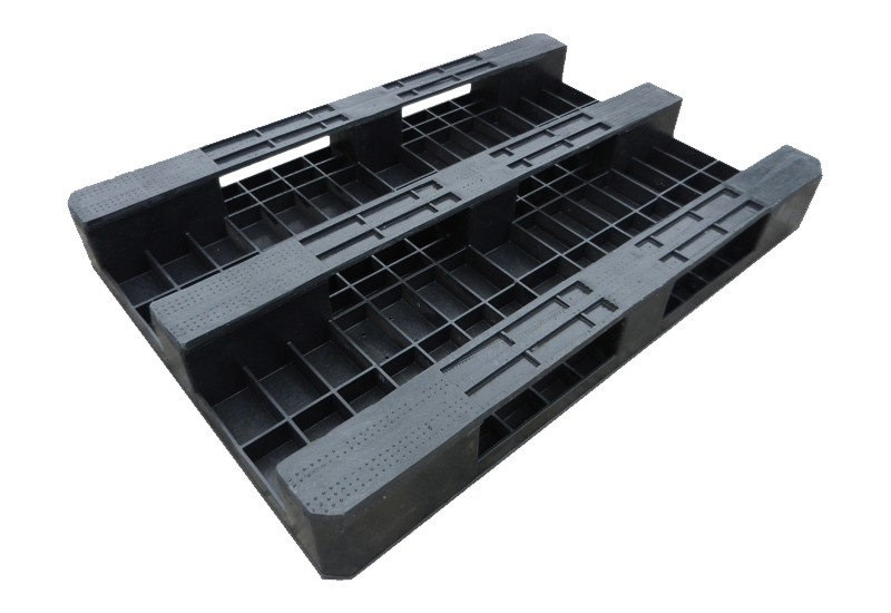 PPB20 PALETA PLASTIKOWA 1200x1000 – CZARNA GŁADKA — zdjęcie 2