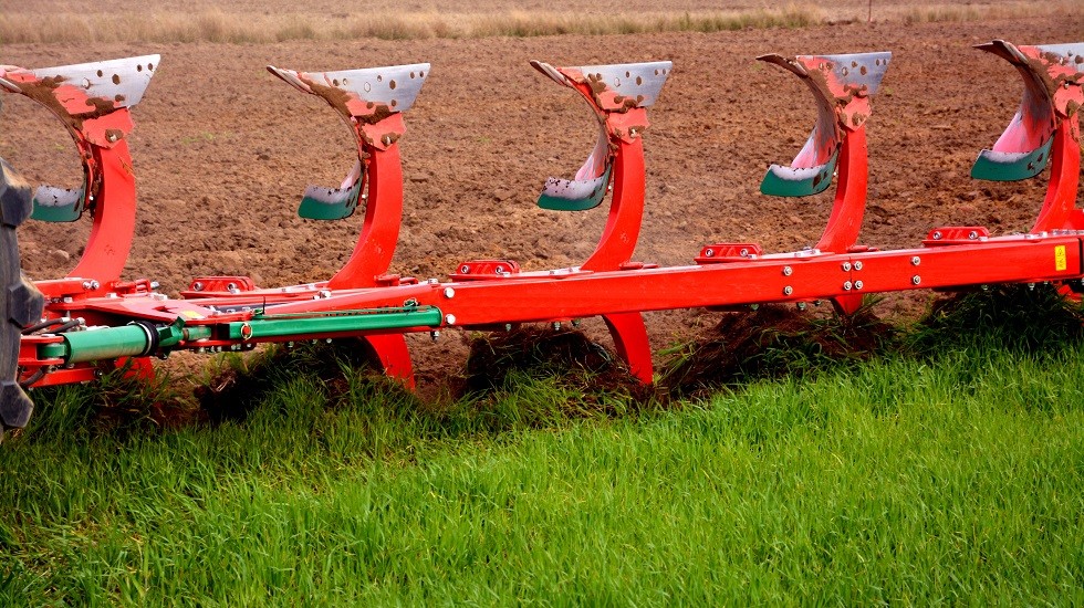 Pług obrotowy obracalny Pługi zabezpieczenie resorowe Agro-Masz — zdjęcie 5
