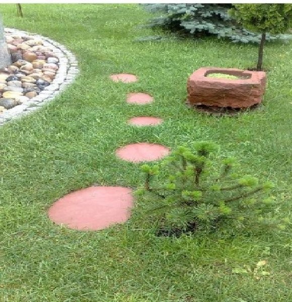 Ścieżki i tarasy w ogrodzie z kamienia naturalnego — zdjęcie 3