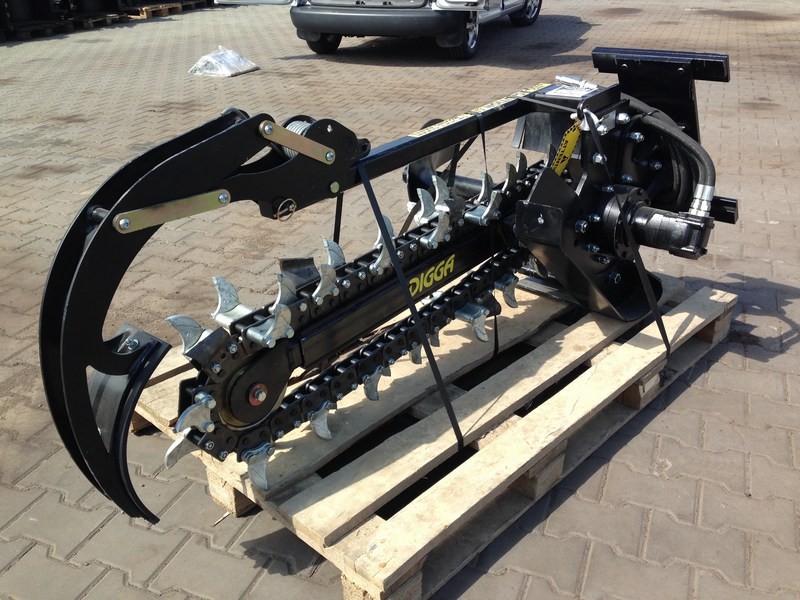 Koparka Łańcuchowa BIGFOOT 900 do miniładowarki CAT, JCB, CASE