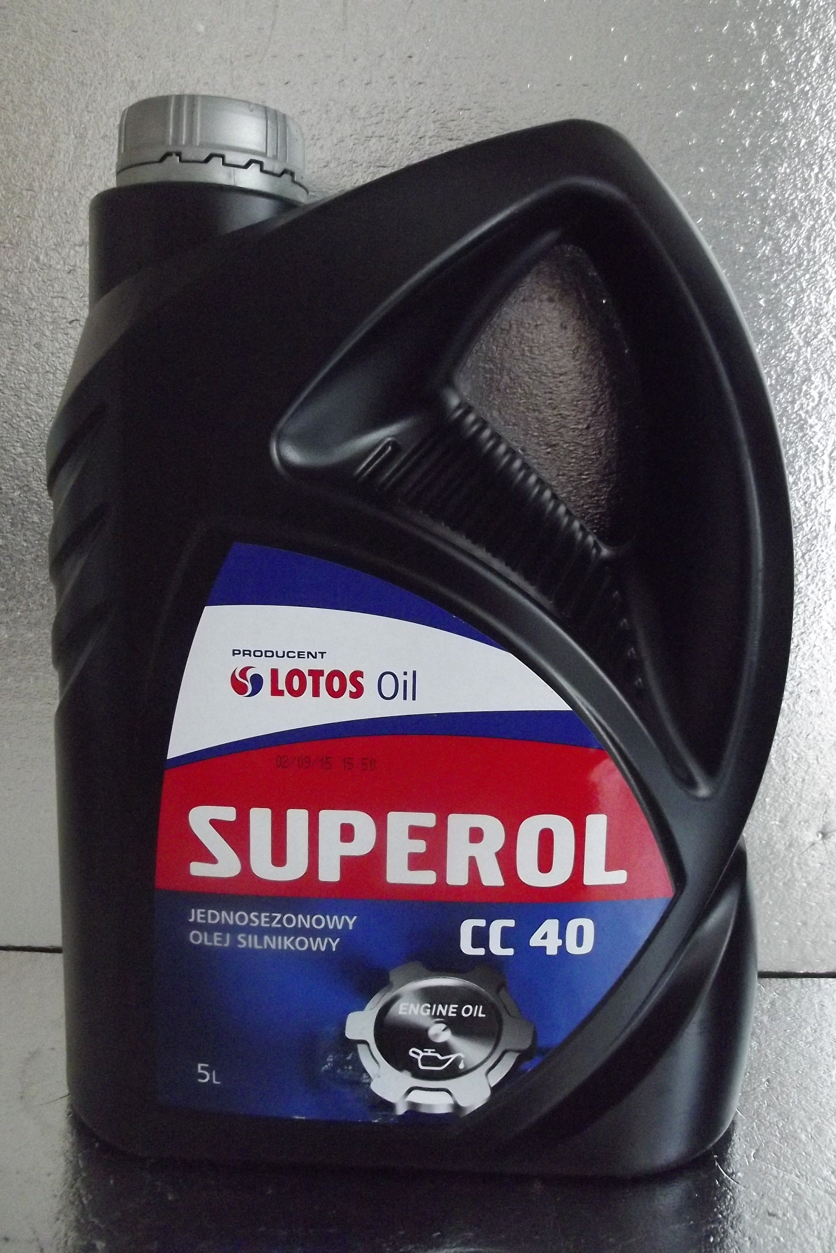 Olej silnikowy Superol CC-40 5l Lotos — zdjęcie 1