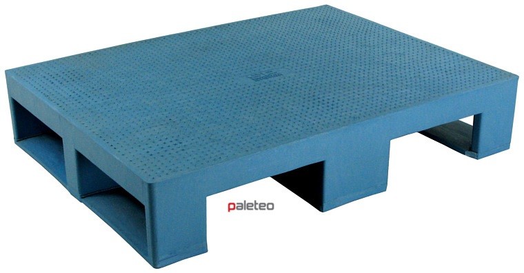 PPB8N PALETA PLASTIKOWA 800x600 - PEŁNA NIEBIESKA — zdjęcie 2