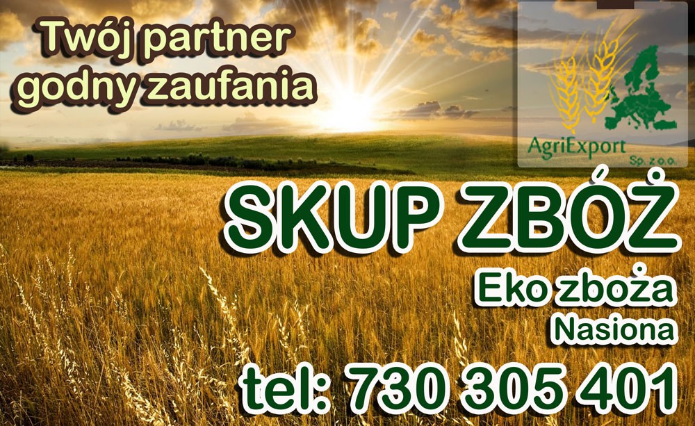 Skup zbóż, zachodniopomorskie