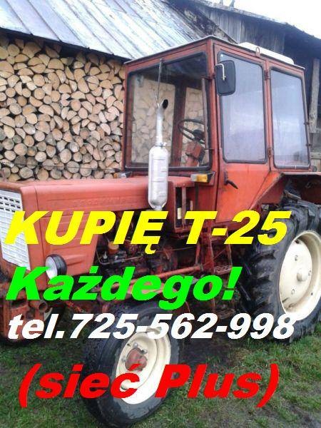 Kupię Władymirca t-25 MF235, MF255, MTZ82, MTZ80, Pronar, Białoruś, LT