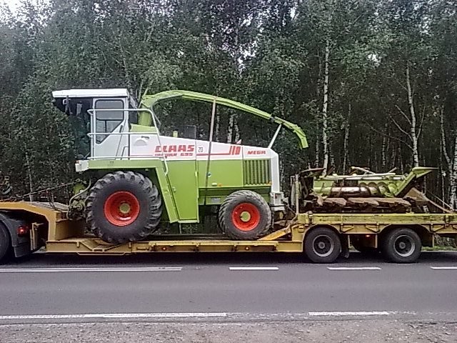 Transport sieczkarnie Claas Jaguar John Deere — zdjęcie 2