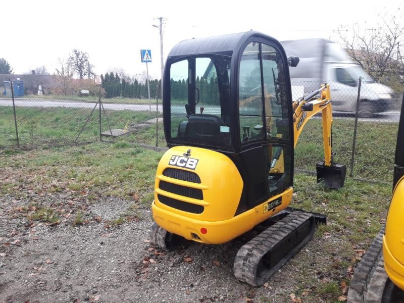 JCB 8018 - minikoparki, rozsuwane gąsienice — zdjęcie 3