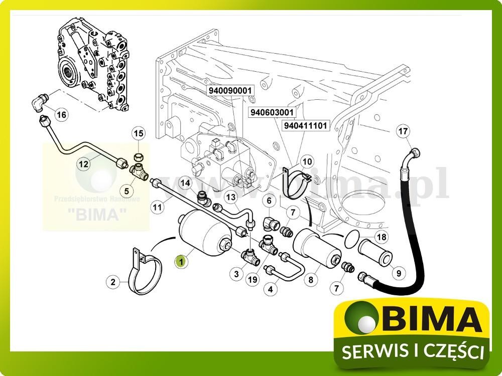 Hydroakumulator Renault CLAAS ARES 610,620,630,640,616 — zdjęcie 1