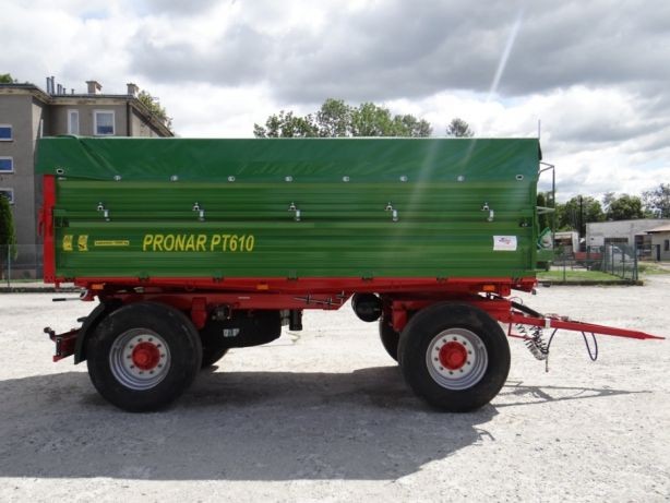 Przyczepa rolnicza 8 t paletowa PRONAR PT608 od ręki wyprzedaż — zdjęcie 2