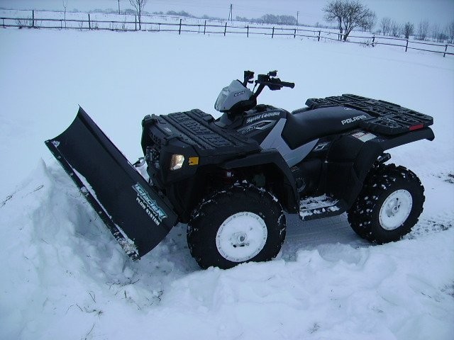 QAD POLARIS SPORTSMAN 700 PŁUG DO ŚNIEGU — zdjęcie 1