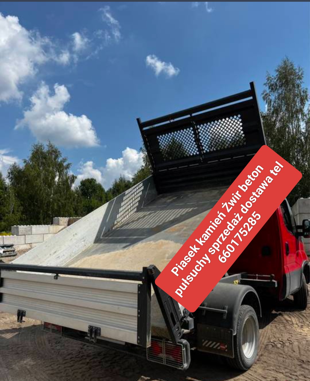 Sprzedaż transport piasek żwir grys kamyk Rzeszòw Tyczyn Budziwòj 