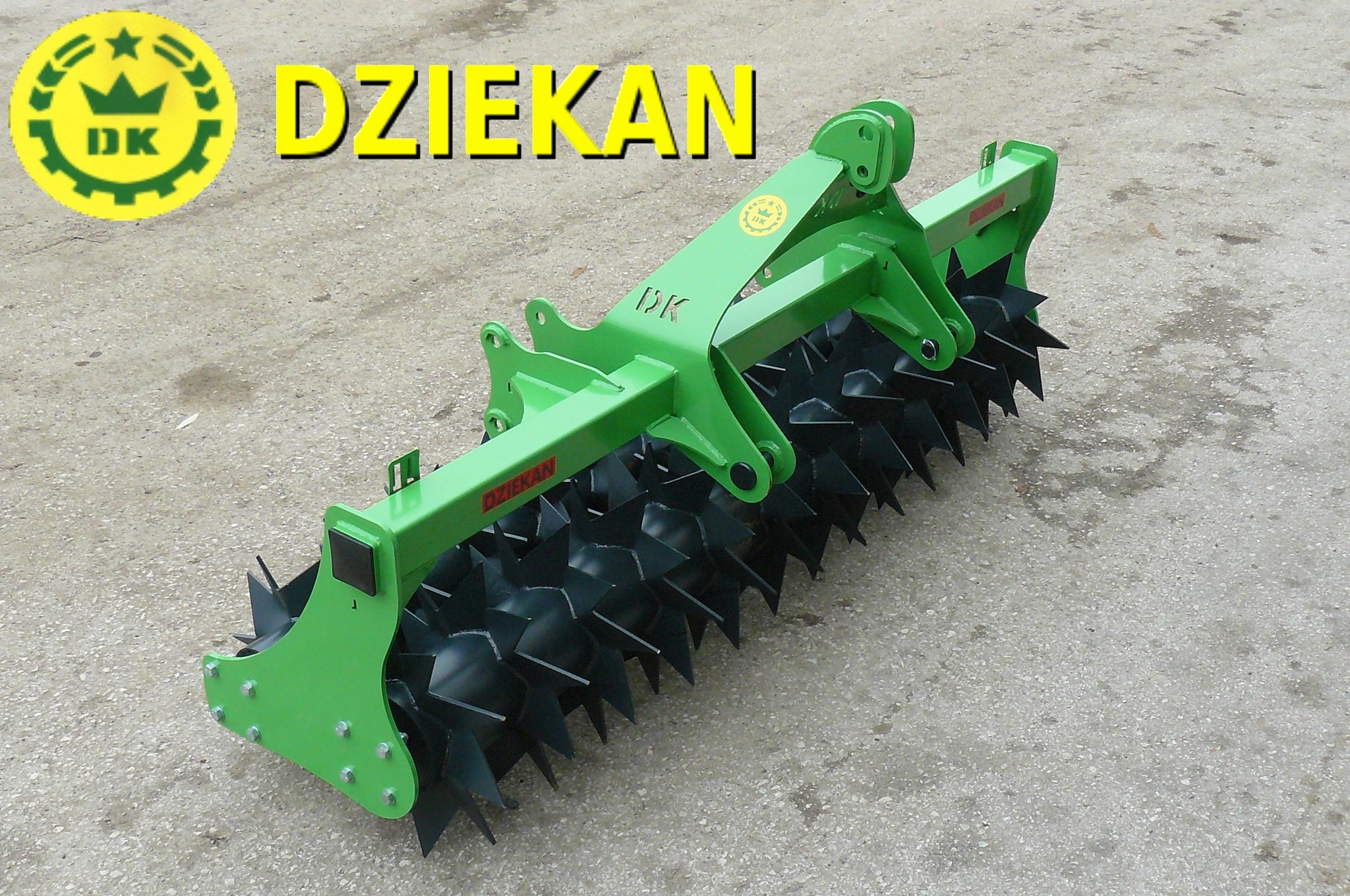 Agregat talerzowy wał podwójny zębaty falisty LEW, Producent Dziekan — zdjęcie 3