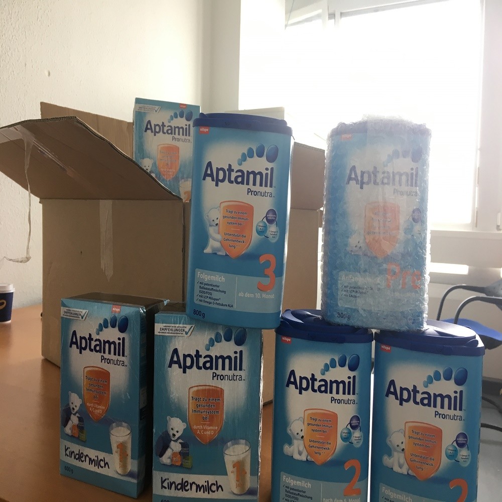 Aptamil mleko w proszku wszystkie etapy