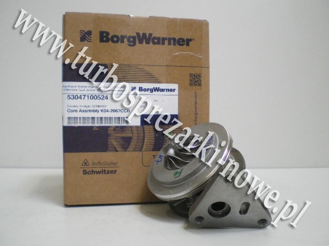 VW - Nowy rdzeń BorgWarner KKK 2.5 TDI 53047100524 /  5304 710 0524 / 