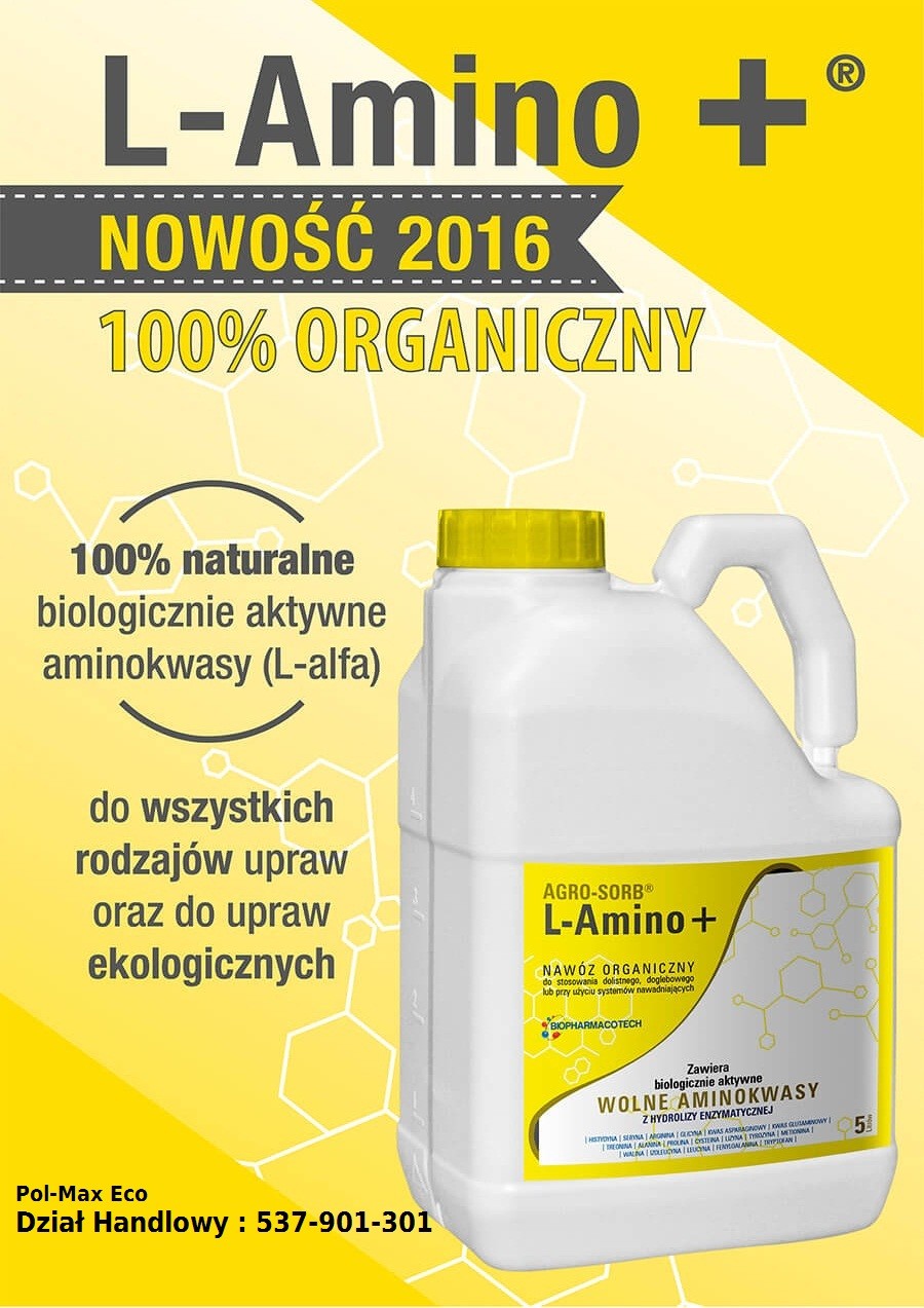 Polskie Aminokwasy, Biostymulator Agro-Sorb  L-AMINO +   5L — zdjęcie 6