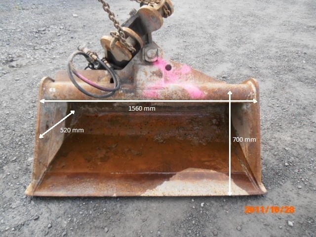 ŁYŻKA SKARPÓWKA HYDRAULICZNA SZYBKOZŁĄCZE — zdjęcie 5