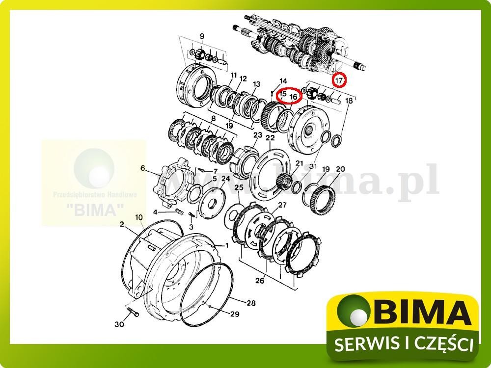 Używany kosz dynashift Massey Ferguson 6490,6497,6499 — zdjęcie 4
