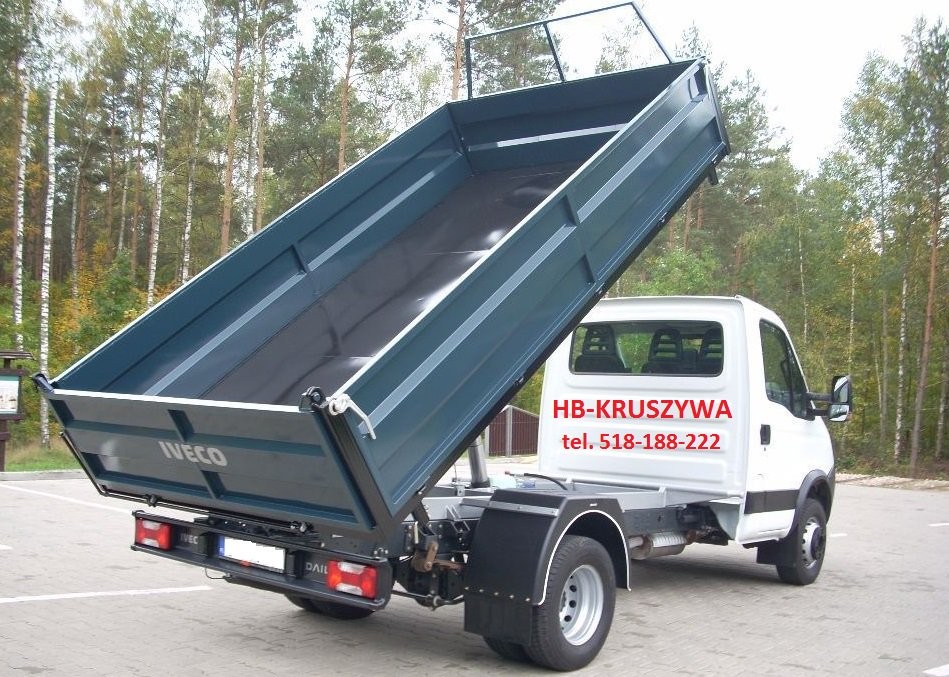 Wynajem małej wywrotki Warszawa dostawa kruszyw piasek żwir pospółka — zdjęcie 2