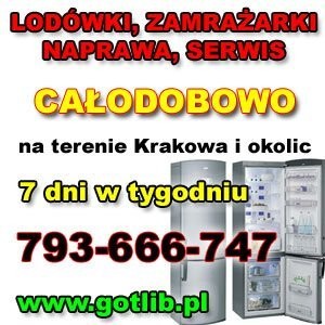 Naprawa Lodówek i zamrażarek Kraków