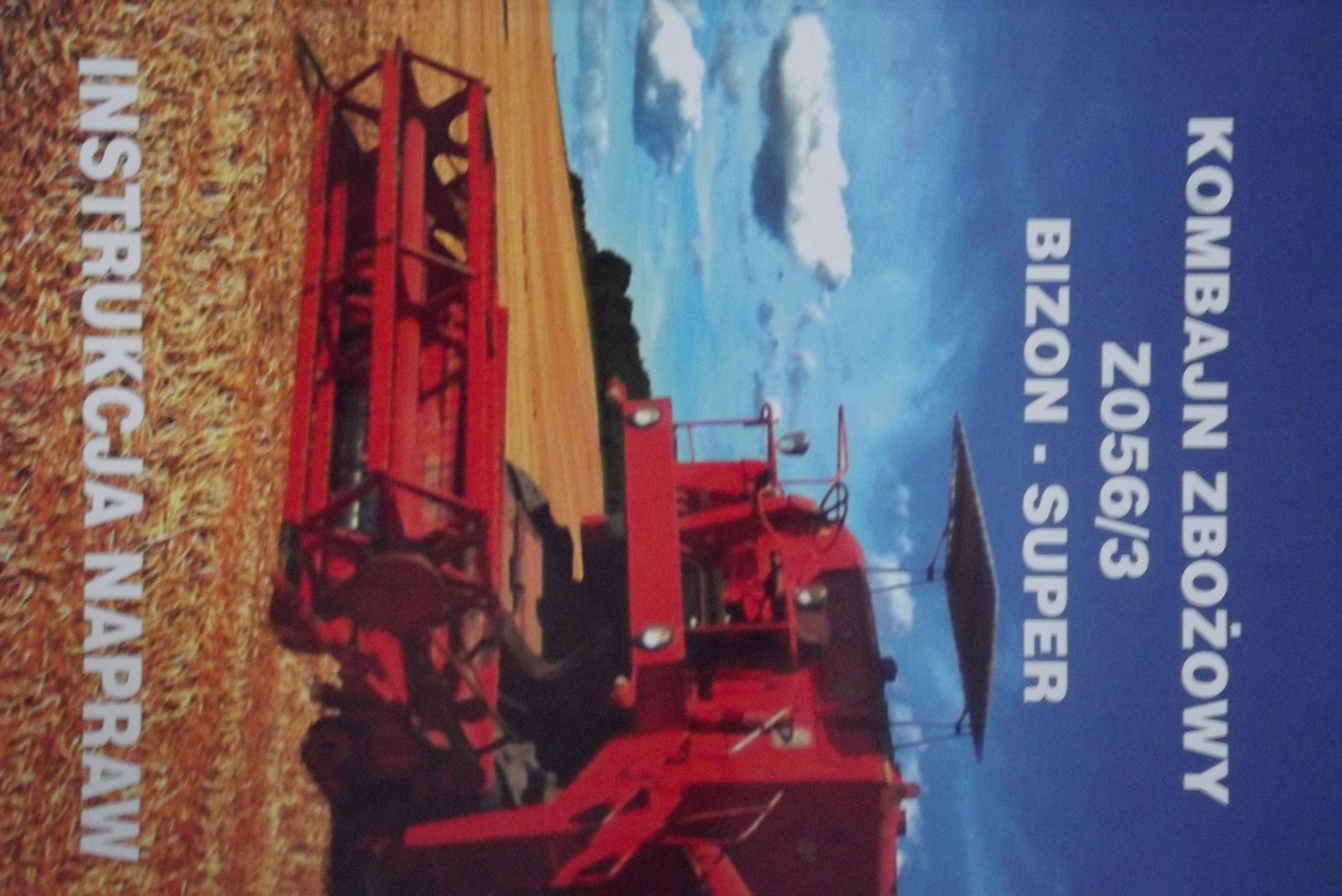 Katalog części do kombajnu zbożowego,instrukcji obsługi napraw BIZON — zdjęcie 3