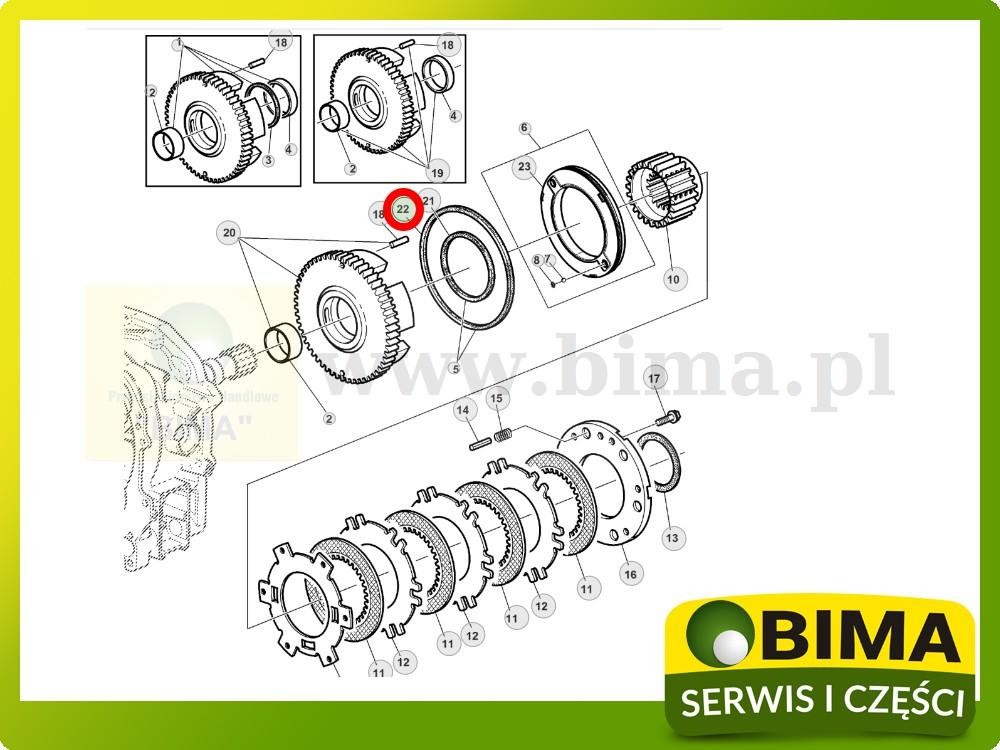 Uszczelniacz skrzyni biegów John Deere 5080R,5080RN — zdjęcie 2