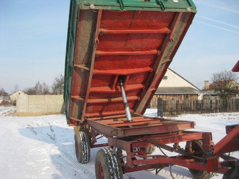 Przyzepa Autosan D-47, nadstawki, niskie koła. — zdjęcie 1
