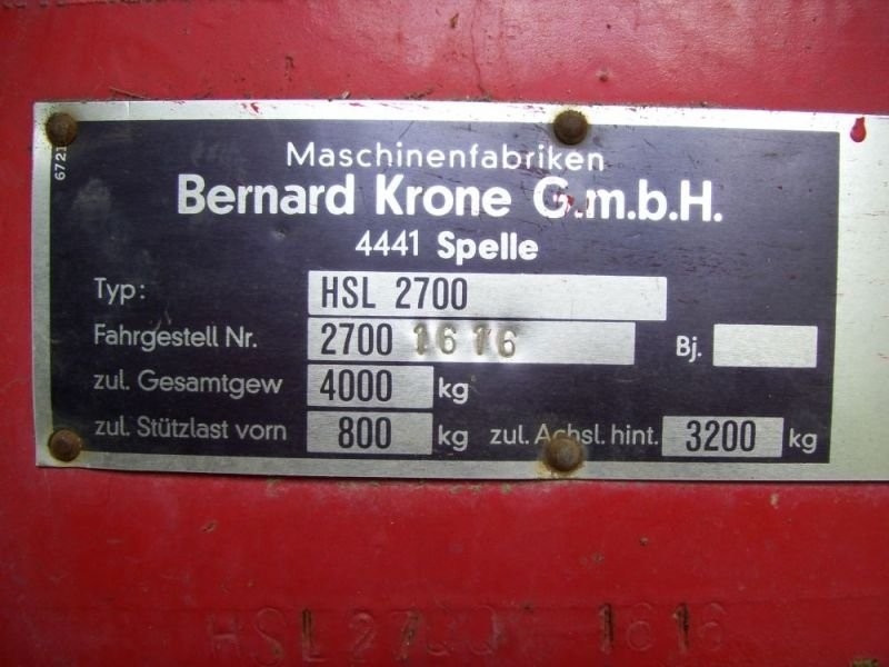 Przyczepa Samo-Załodowczo-Tnąca  KRONE — zdjęcie 1