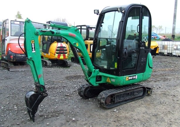 Minikoparka JCB 8016 rok 2007,,,, — zdjęcie 1
