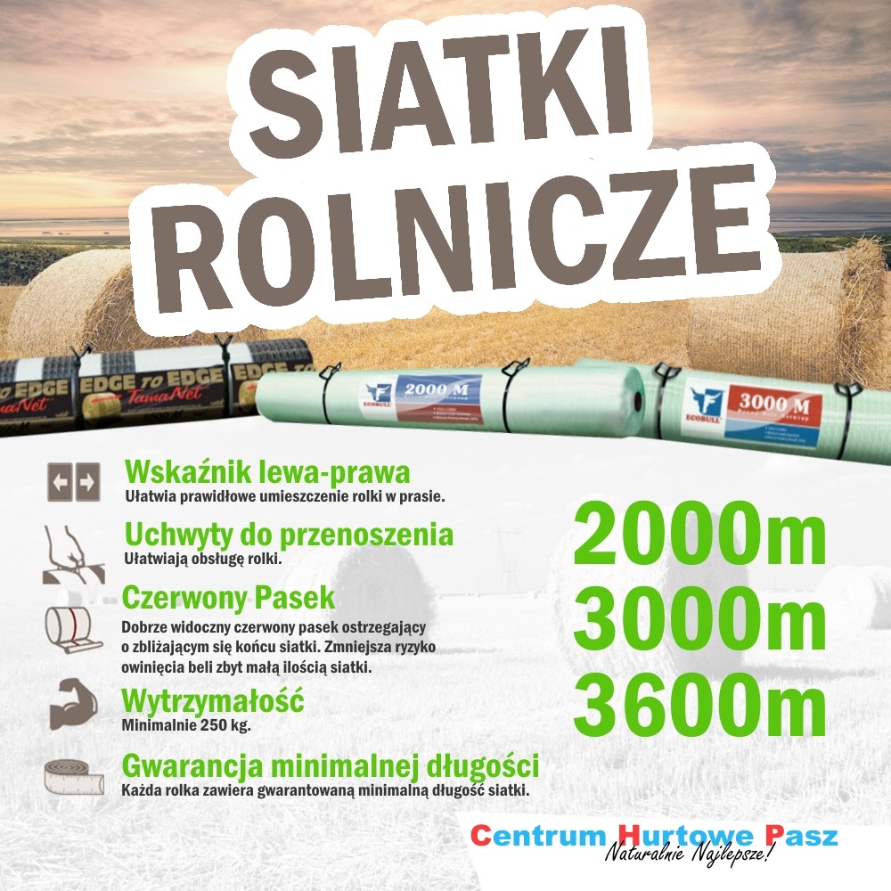 Polecamy siatki rolnicze największego producenta