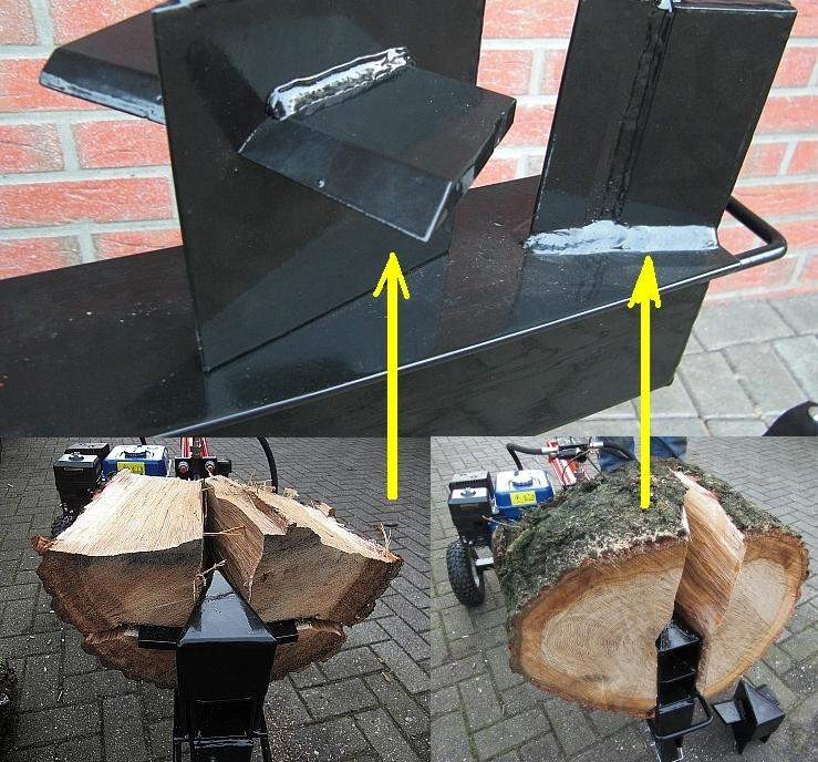 ŁUPARKA HYDRAULICZNA: nacisk 12 ton, silnik 6,5 kM, 52 cm — zdjęcie 5