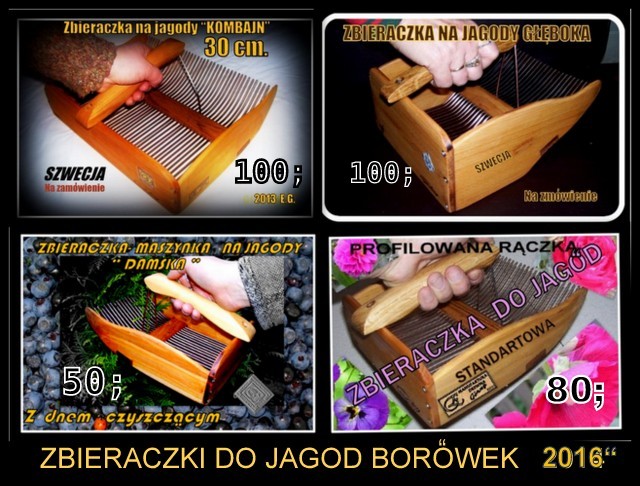 zbieraczka - maszynka -kombajn do jagód i borówek — zdjęcie 3