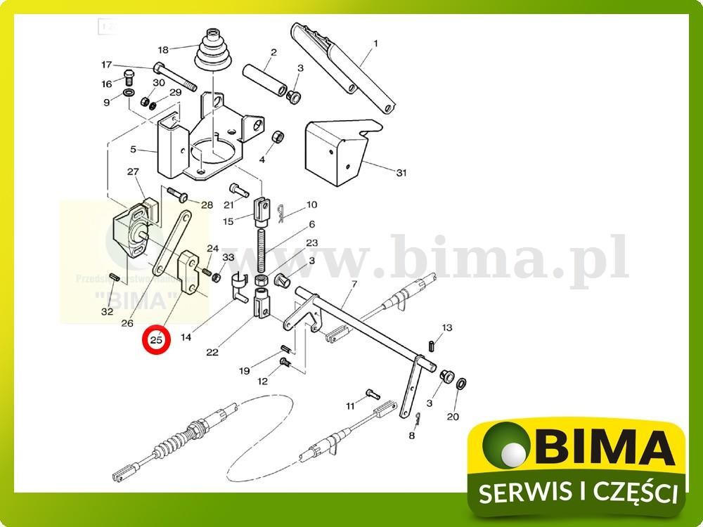 Łącznik czujnika sprzęgła Massey Ferguson 5475,5480 — zdjęcie 3