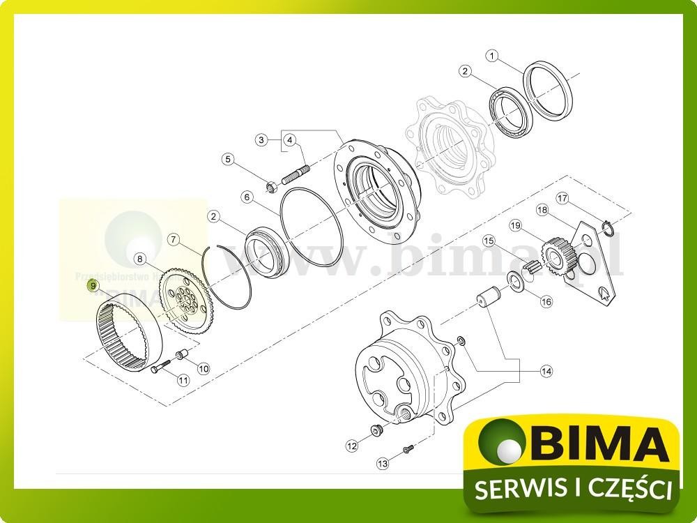 Wieniec przekładni planetarnej Renault CLAAS Ceres 346 — zdjęcie 3