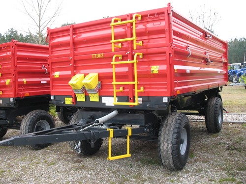 Przyczepa rolnicza Metal-Fach T710/2 – 8t — zdjęcie 1